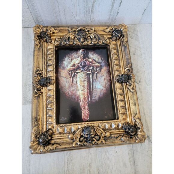 Alchemy‎ Carta Mummy Egypt dead zombie plastic photo frame Halloween home decor - Picture 1 of 9